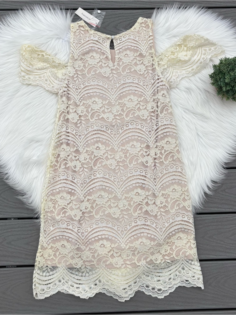 Open Shoulder Lace Dress - Picture 3 of 3